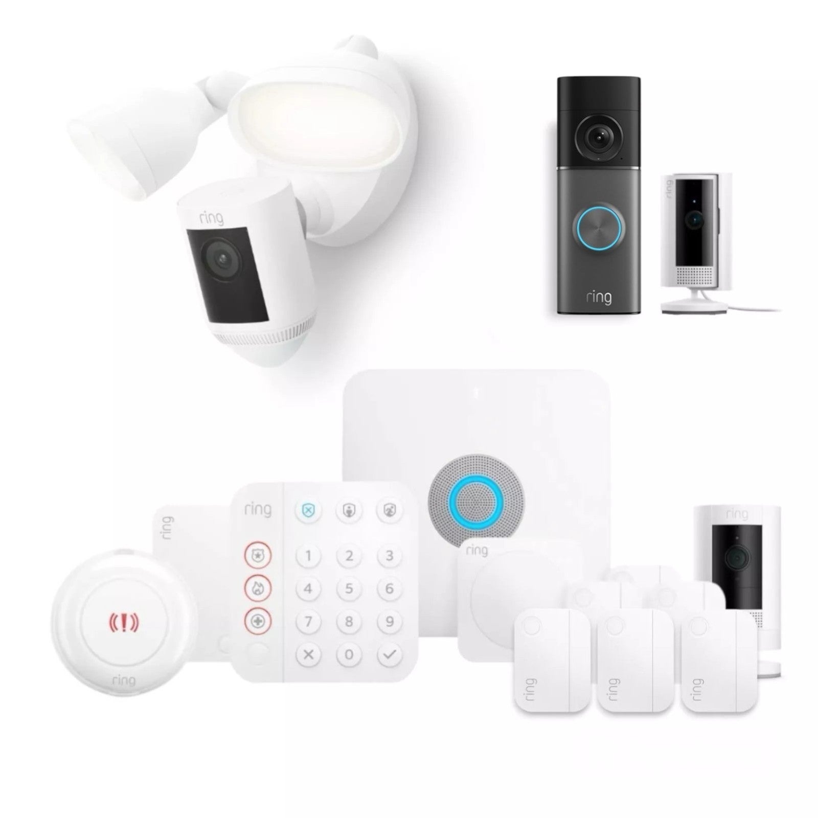Ring Alarm Pro Wired Home Security System with Built-in eero WiFi 6 ...